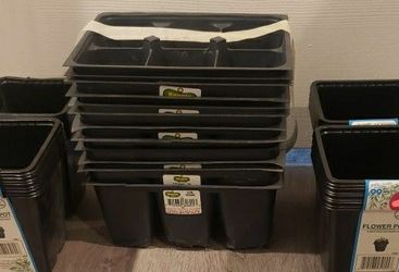 Garden Plant Starter 6 Packs And Single Starter Containers