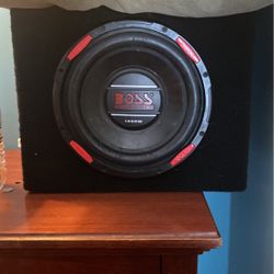 Boss Bass Box With Amplifier