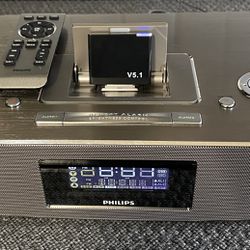 Philips DC290B Clock/Radio W/ Bluetooth 