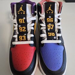 Air Jordan 1 Mid SS GS 'Championships' FD1317-007 - SIZE 7Y