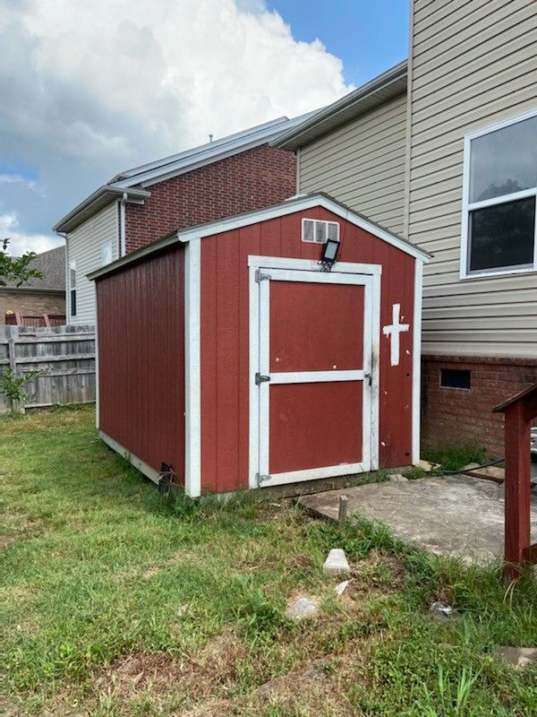 Wood Storage Shed