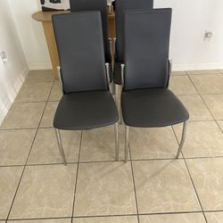 Set Of 4 Dining Chairs 