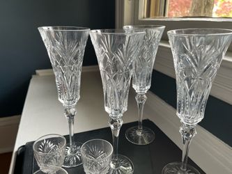 JG Durand Cristal Champagne Flutes