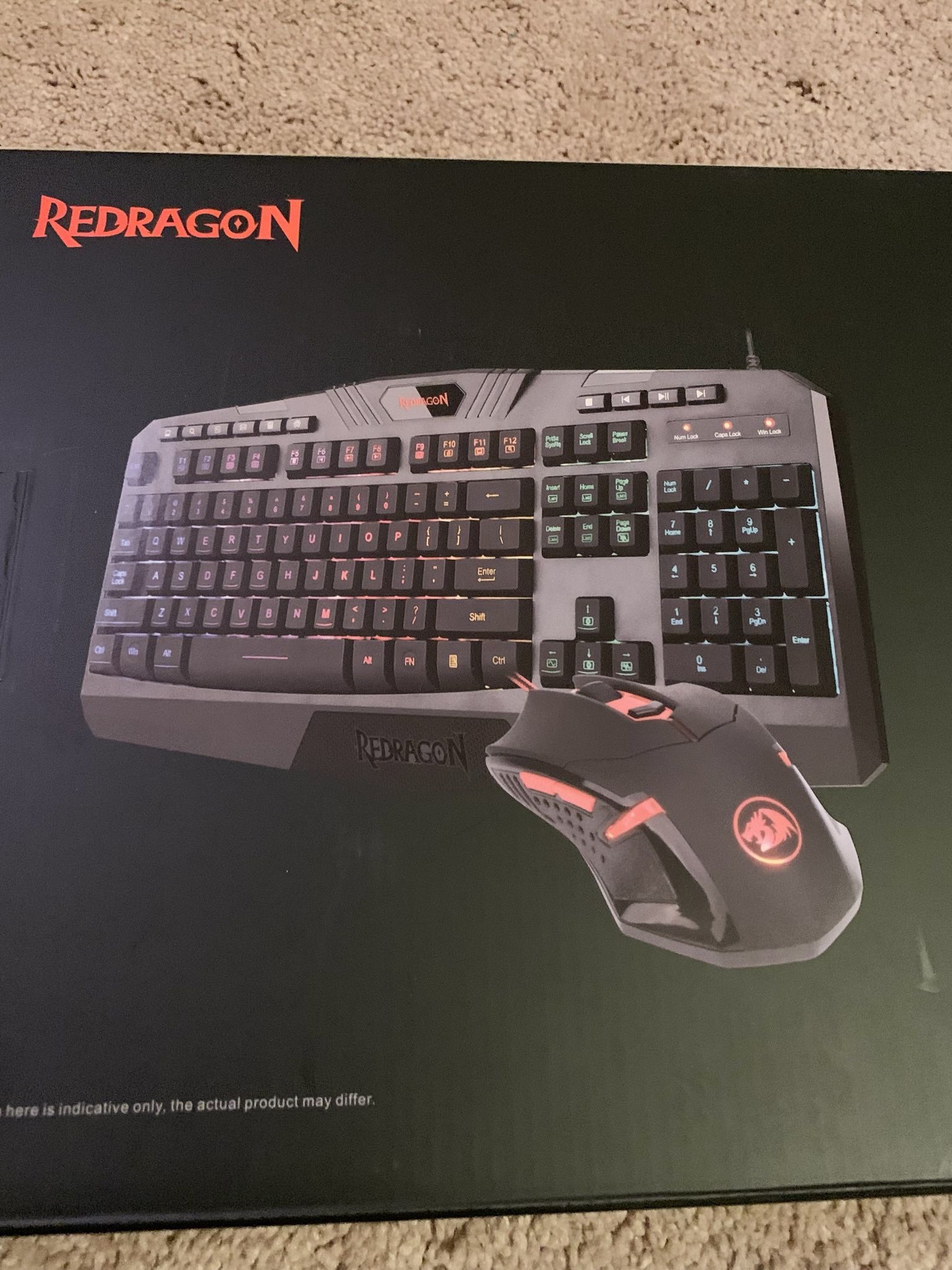 Brand New ReDragon RGB Gaming Essentials 2 in 1 set