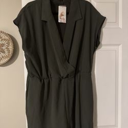 Women’s Army Green Romper