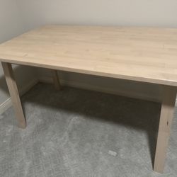Light Wood Dining Table / Desk