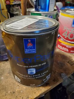 Sherwin-Williams Exterior Acrylic Latex Flat dark plank