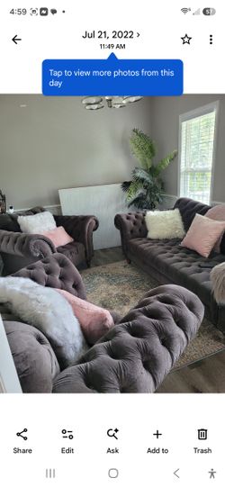 Grey living room set