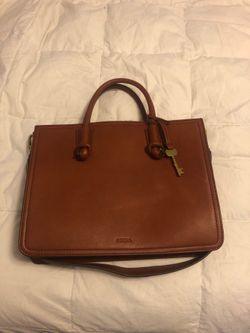 Fossil leather purse