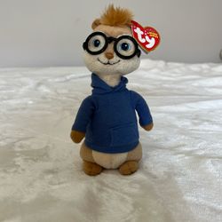 Simon - Alvin and the Chipmunks - The Beanie Babies Collection - With ty Tag