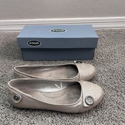Women’s Dr. Scholl’s Metallic Flats- Size 10
