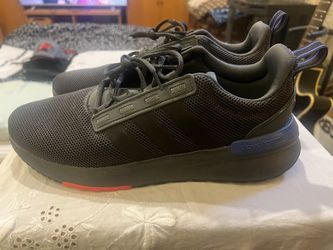 Adidas Mens Racer TR21 Black/Grey/Blue/Solar Orange, Size 10