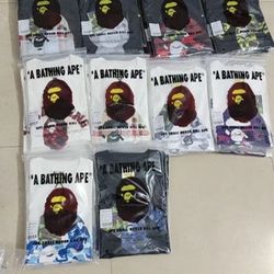 Selling Bape T-shirts And Sweatshirts