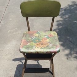 Mid Century High Chair W/Stepping Stool
