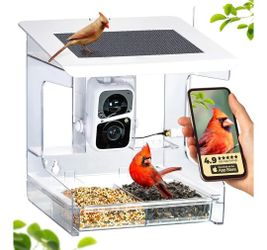 Smart Bird Feeder with Camera – XL Sliding Feed