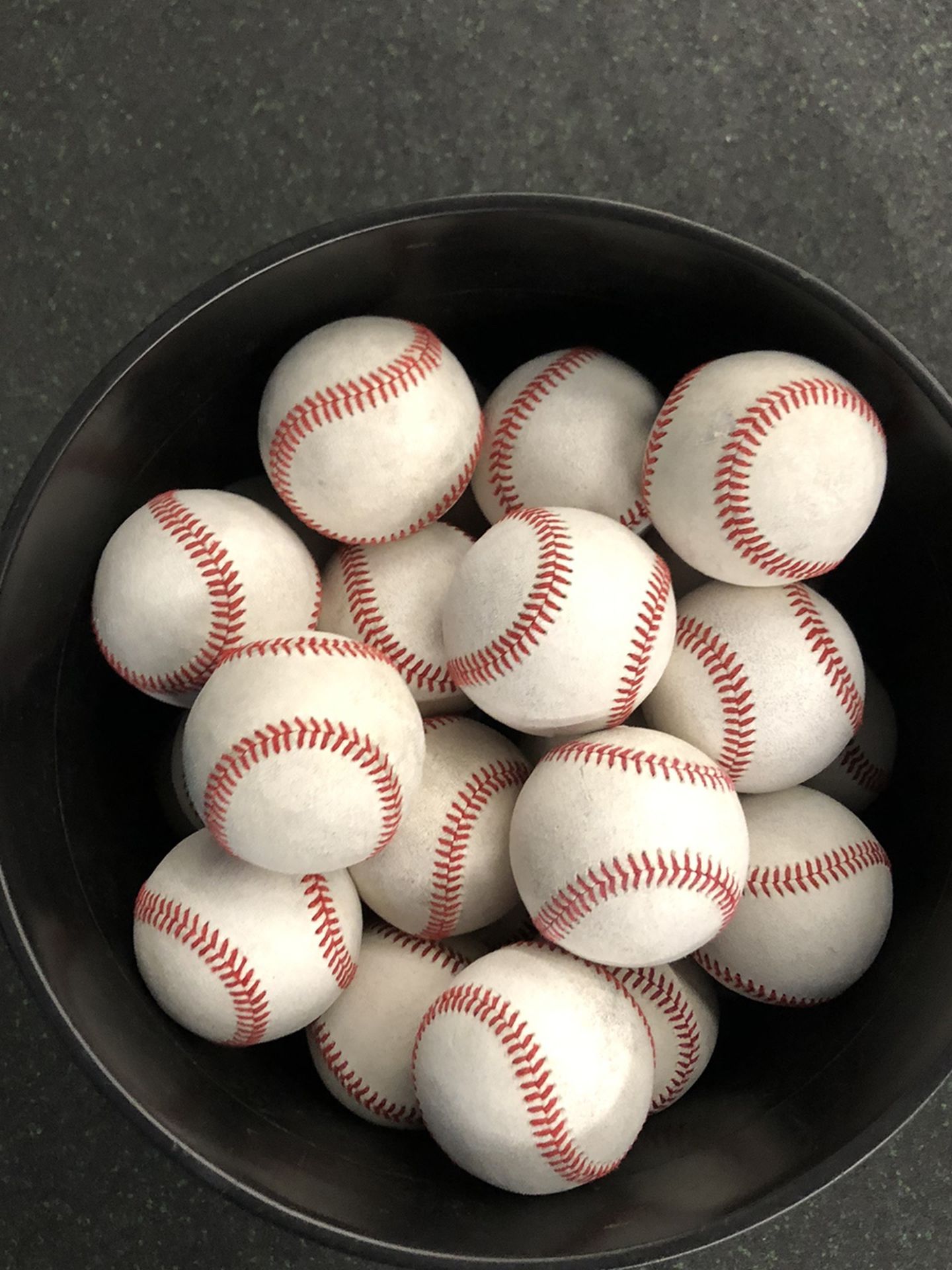 70 Used Leather Baseballs - Great For Batting Practice