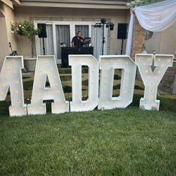 Marquee Letters 