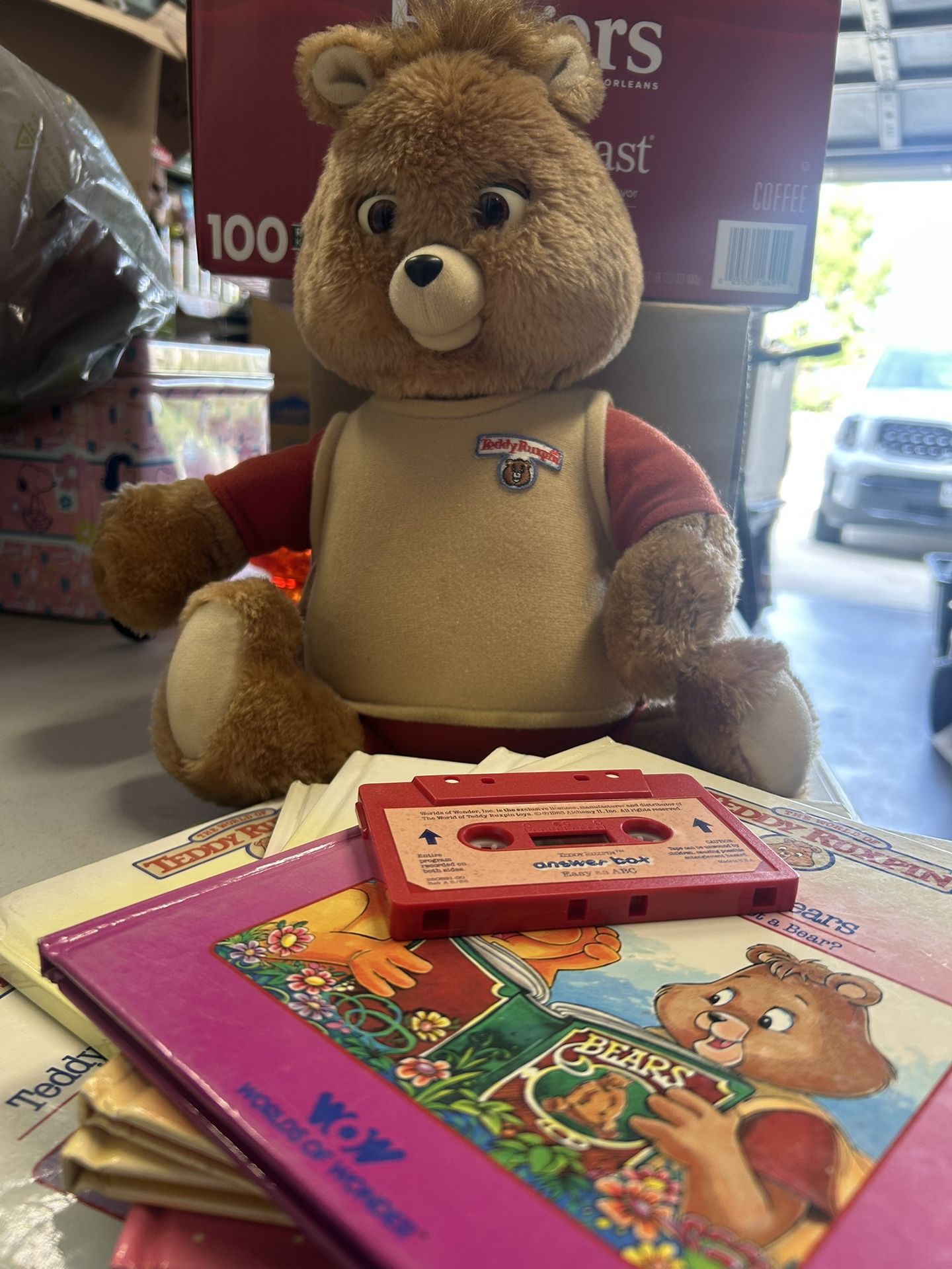 Vintage Teddy Ruxpin Bear 1985