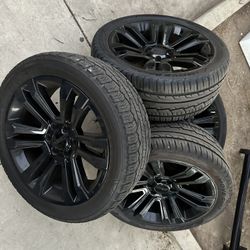 GMC 22 Wheels Black 
