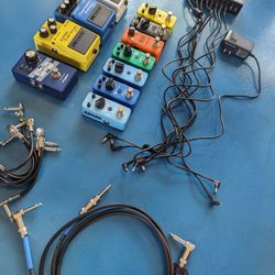 Pedals, Power Supply, Looper, and Patch Cables