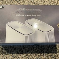 Asus AX6600 XT8 Tri-band WiFi6 Mesh Router - 2Pack