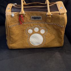 Beautiful House Of Dogs Ostrich Leather Dog Carrier 