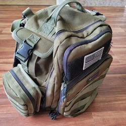Diaper Bag Military Style Backpack