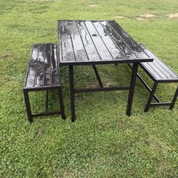 Steel Picnic Bench