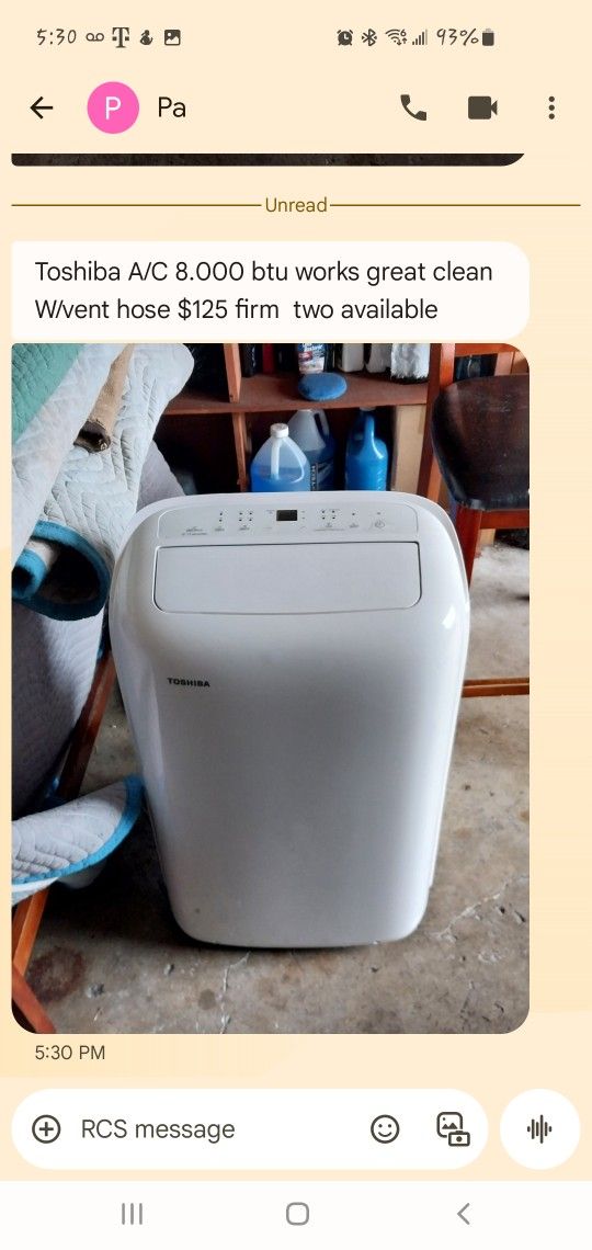 Toshiba A/C 125 Obo Each