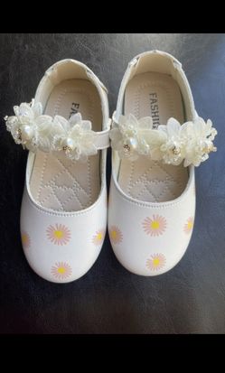 Toddler Girl Flower Shoes