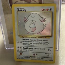 chansey base set holo Pokemon 