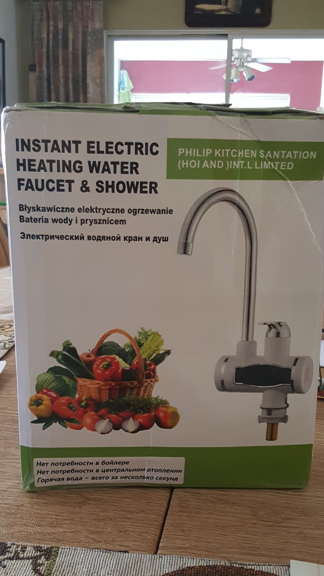 Instant water heater faucest