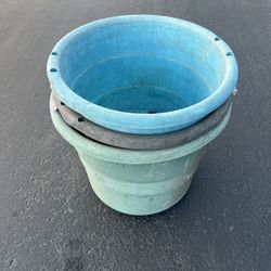 3 BIG PLASTIC CONTAINERS 