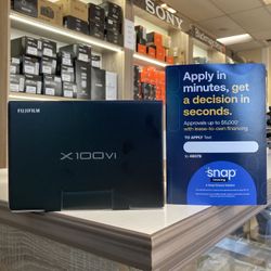 Fujifilm X100VI Black Camera (Located In Downey, CA)