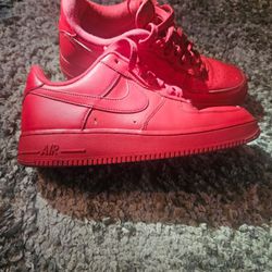 red air force ones 