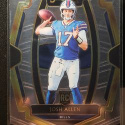 Josh Allen Rookie 2018 Select #139 Premiere Level MINT Buffalo Bills 