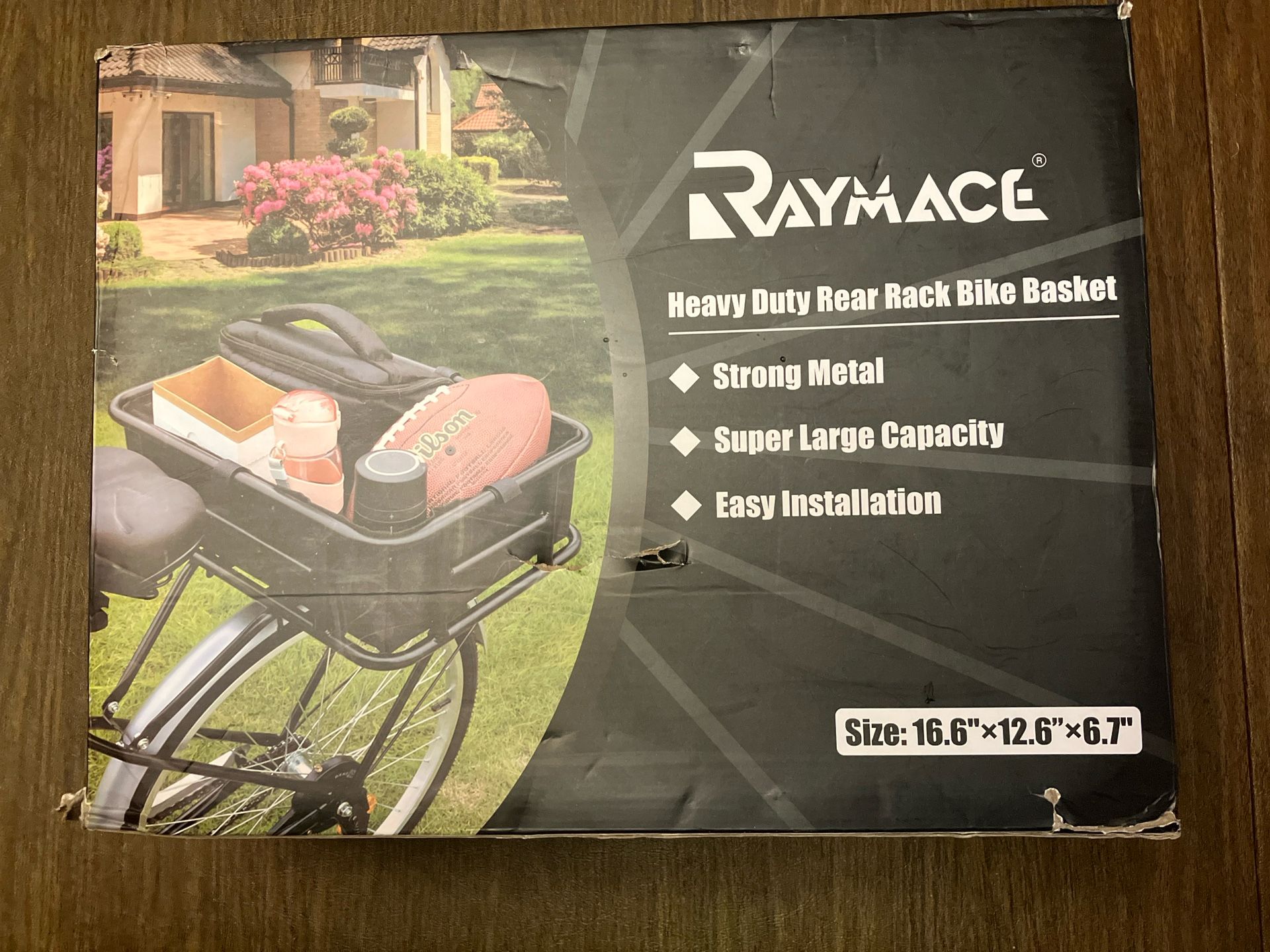 Heavy Duty Rear Rack Bike Basket