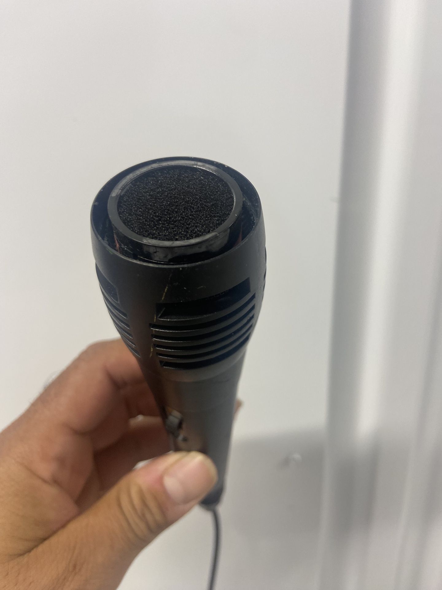 Karaoke Microphone Speaker Attach Plug In
