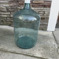 Vintage Glass Arrowhead 5 Gallon Water Bottle 
