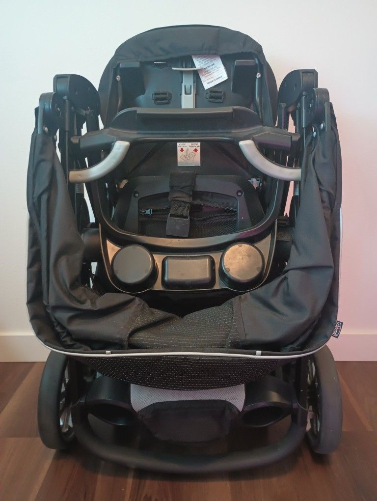 BRAVOFOR2 Double Stroller Black