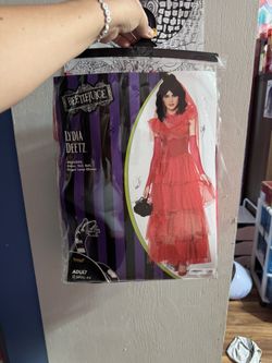 Adult Lydia Deetz Costume - Beetlejuice “Adult Size” (Small 4-6 )