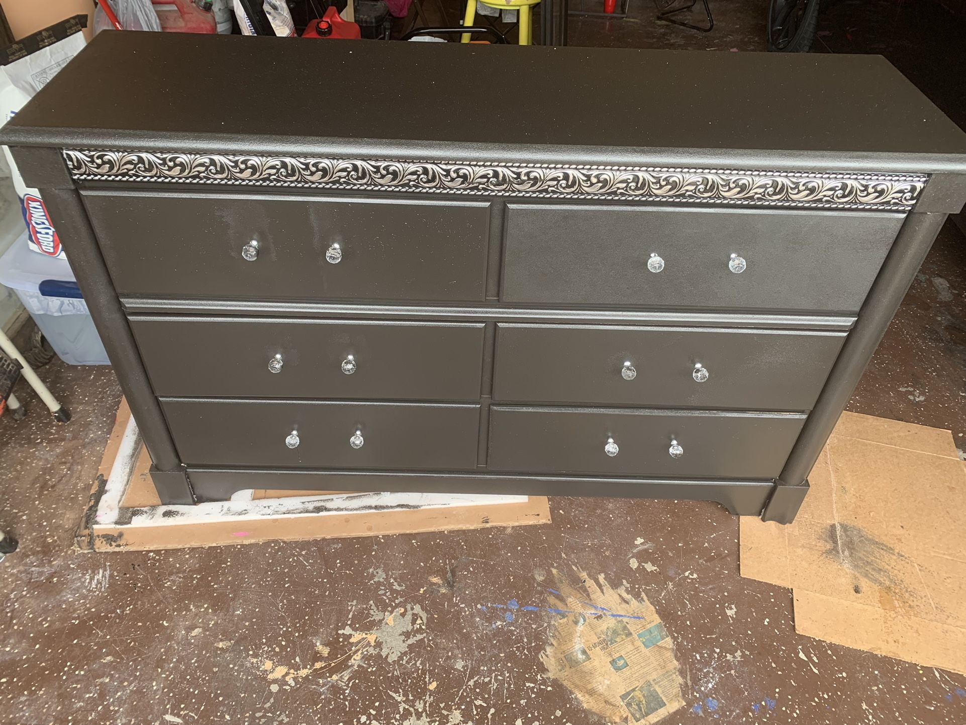 Blacked Out Dresser