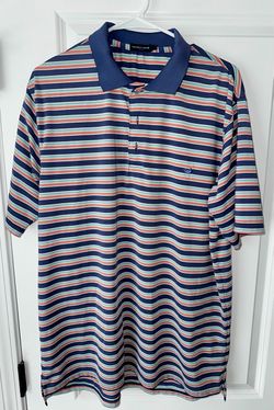 New Southern Marsh Striped Polo Large