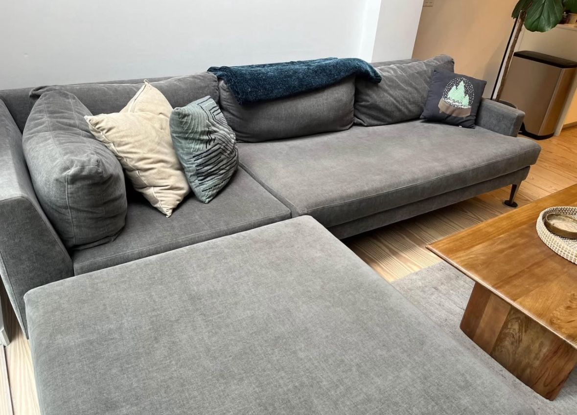West Elm Andres With Ottoman ($850)