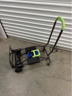 Cosco Shifter Multi-Position Folding Hand Truck and Cart, Green