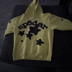 Yellow Sp5der Hoodie