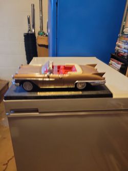 Cadillac Diecast Model Car on Display Base
