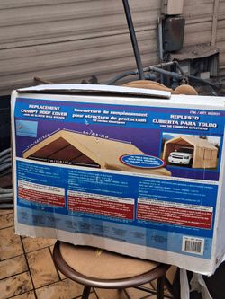Replacement Canopy Roof Cover 10x20 ft