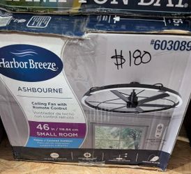 46in Ceiling Fan with Remote Control - Ashbourne