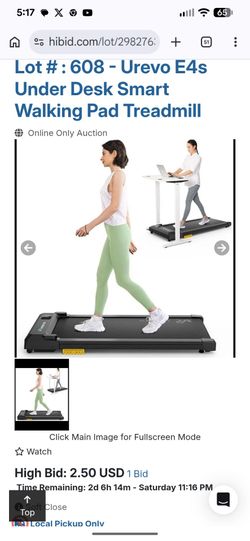 Smart walking pad.